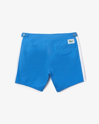 Men's New Classic Buttoned Belt Light Swimming Trunks