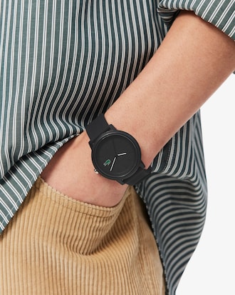 Reloj Para Hombre Lacoste.12.12 Con Correa De Silic&oacute;n Negra