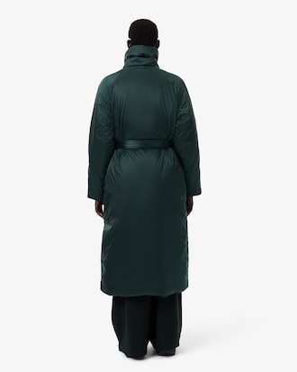 Runway Long Iridescent Puffed Jacket