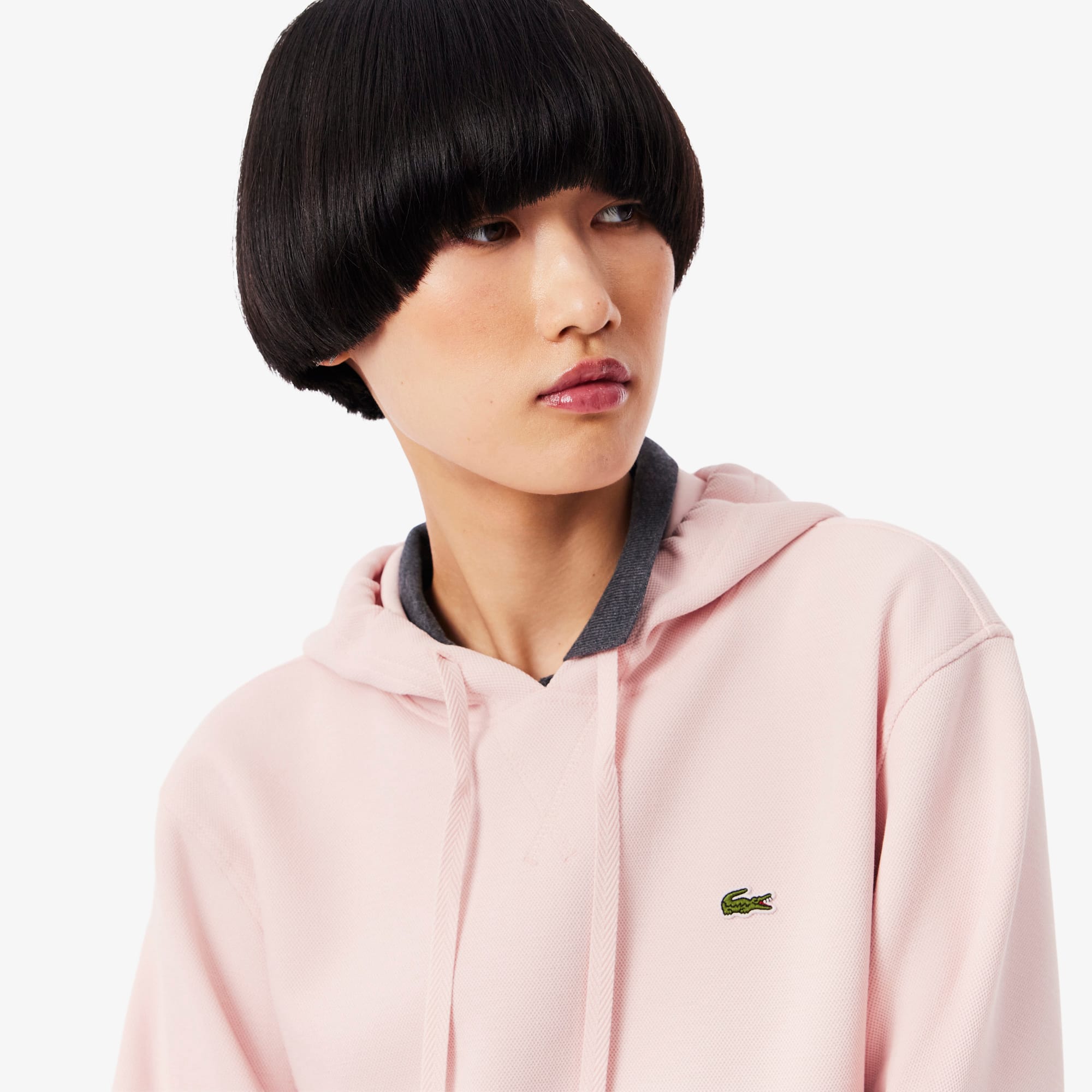 Women's Piqué Hoodie - Sweaters & Sweatshirts - New In 2026 | Lacoste