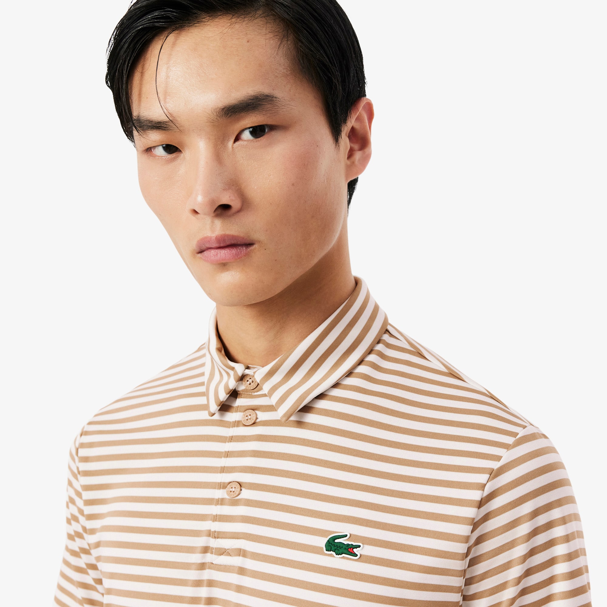 Regular Fit Ultra Dry Striped Golf Polo