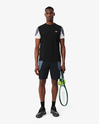 Water-Repellent Color-Block Sport Shorts