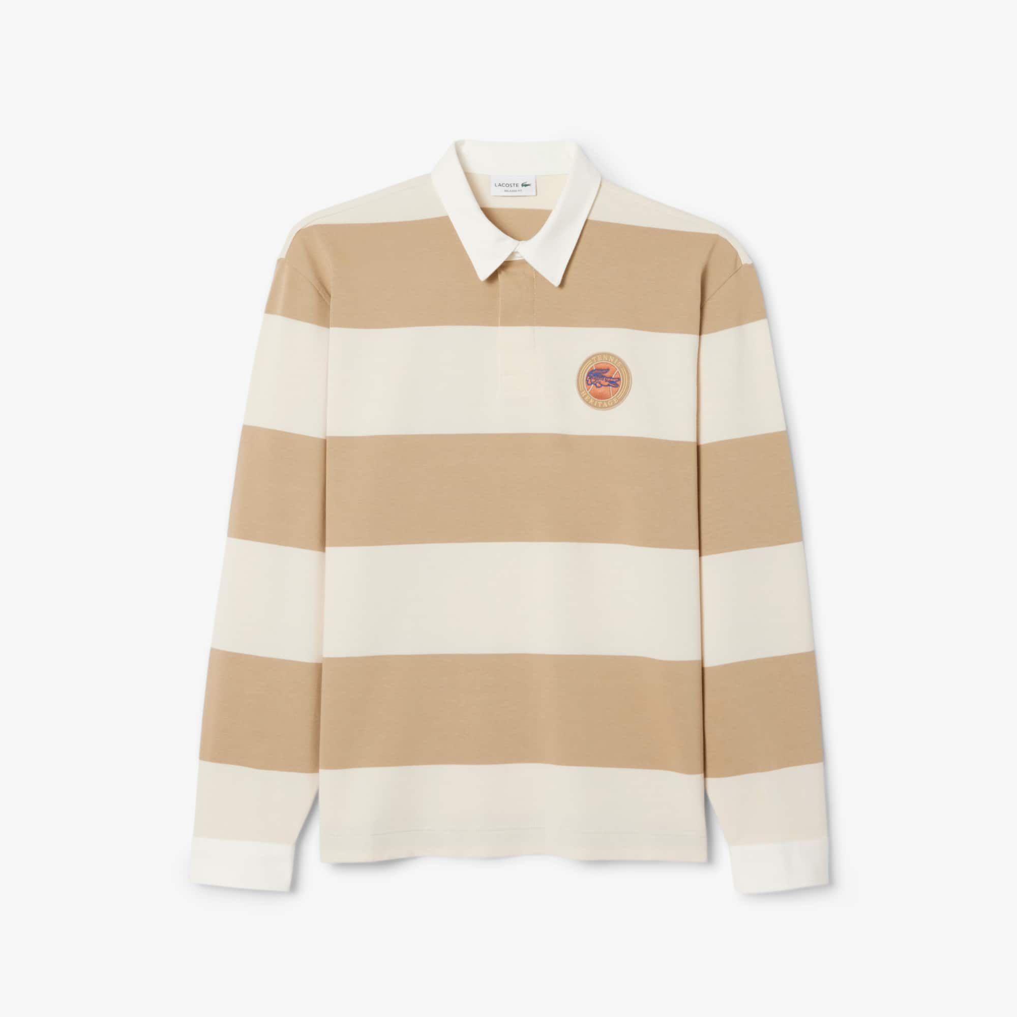 Men's Relaxed Fit Striped Rugby Polo - Polo Shirts - New In 2026