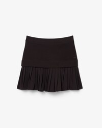 Pleated Cotton Skirt