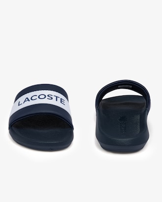 Men's Croco Logo Slides