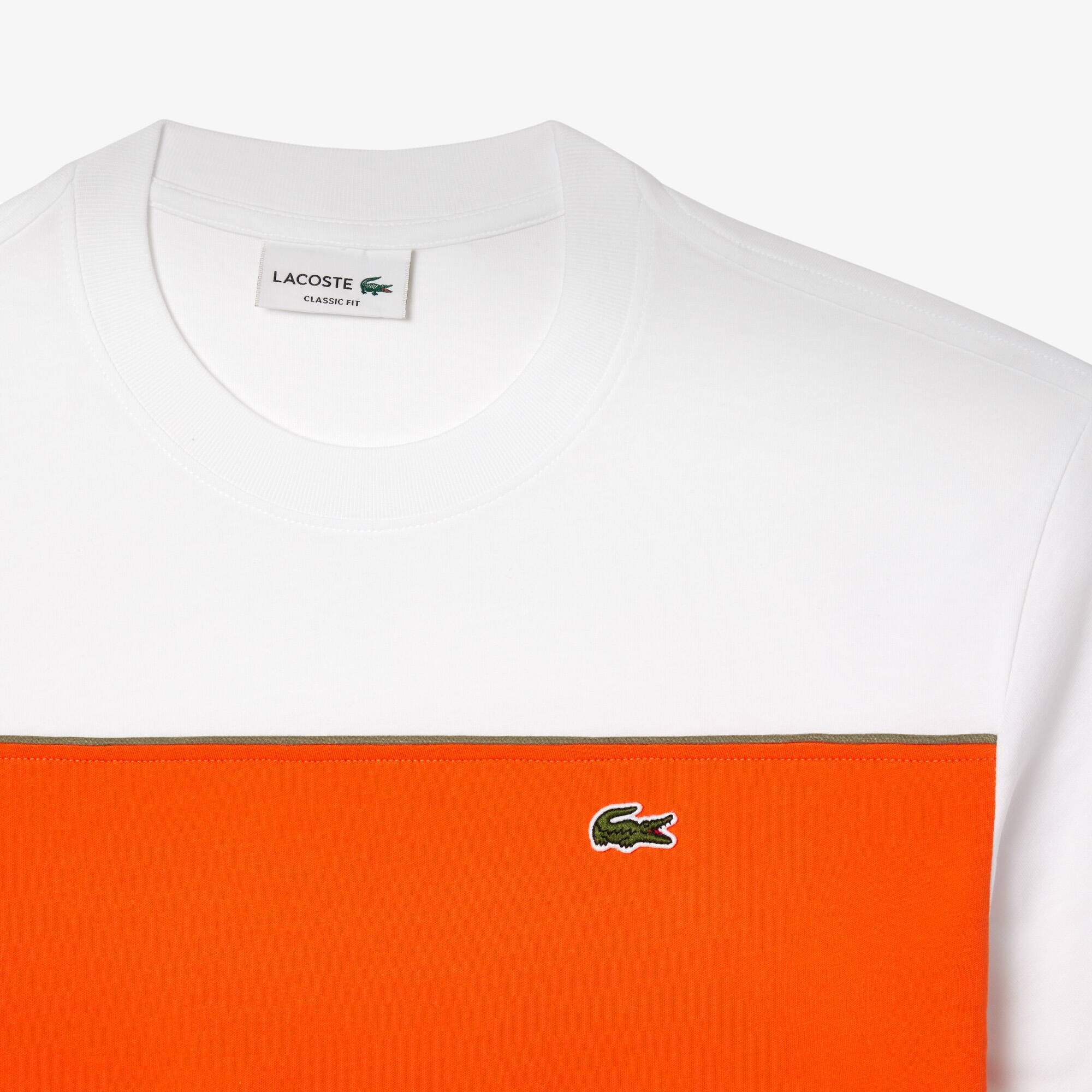 Men's Cotton Colorblock T-Shirt - T-shirts - New In 2025