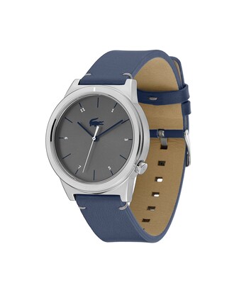 Men's Motion Watch with Blue Leather Strap