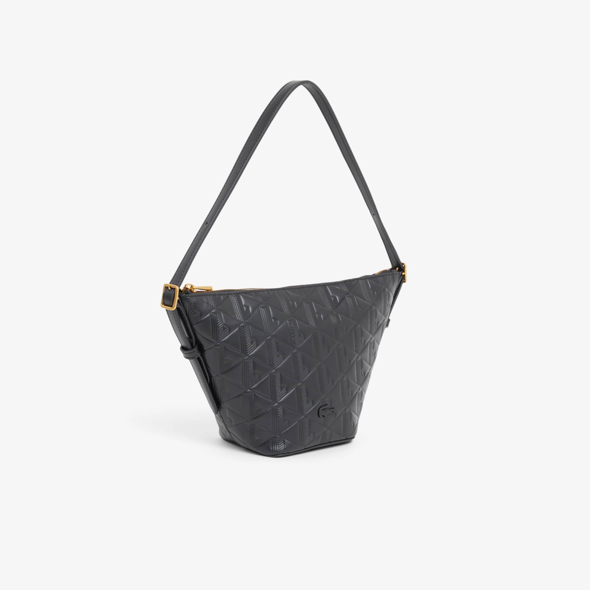 バッグ 547kkk Small Maheki Embossed Leather Hobo Bag - Bags - New In 2026 | Lacoste