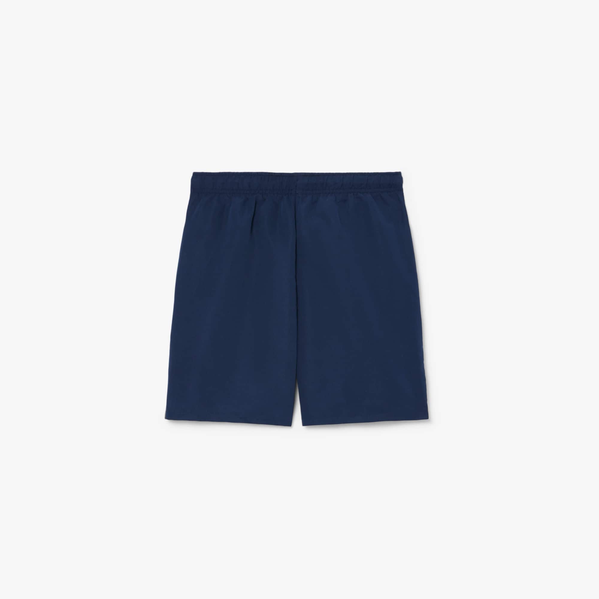 Monochromatic Lined Swim Trunks