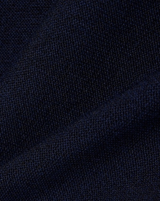 Regular Fit Open Neck Badge Accent Knit Polo Shirt
