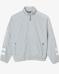 Men's Contrast Details Water-Resistant Zip-Up Jacket