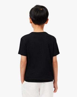 Kids' Oversized Technical Cotton Tennis T-Shirt