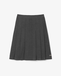 Women's Pleated Flannel Midi Skirt