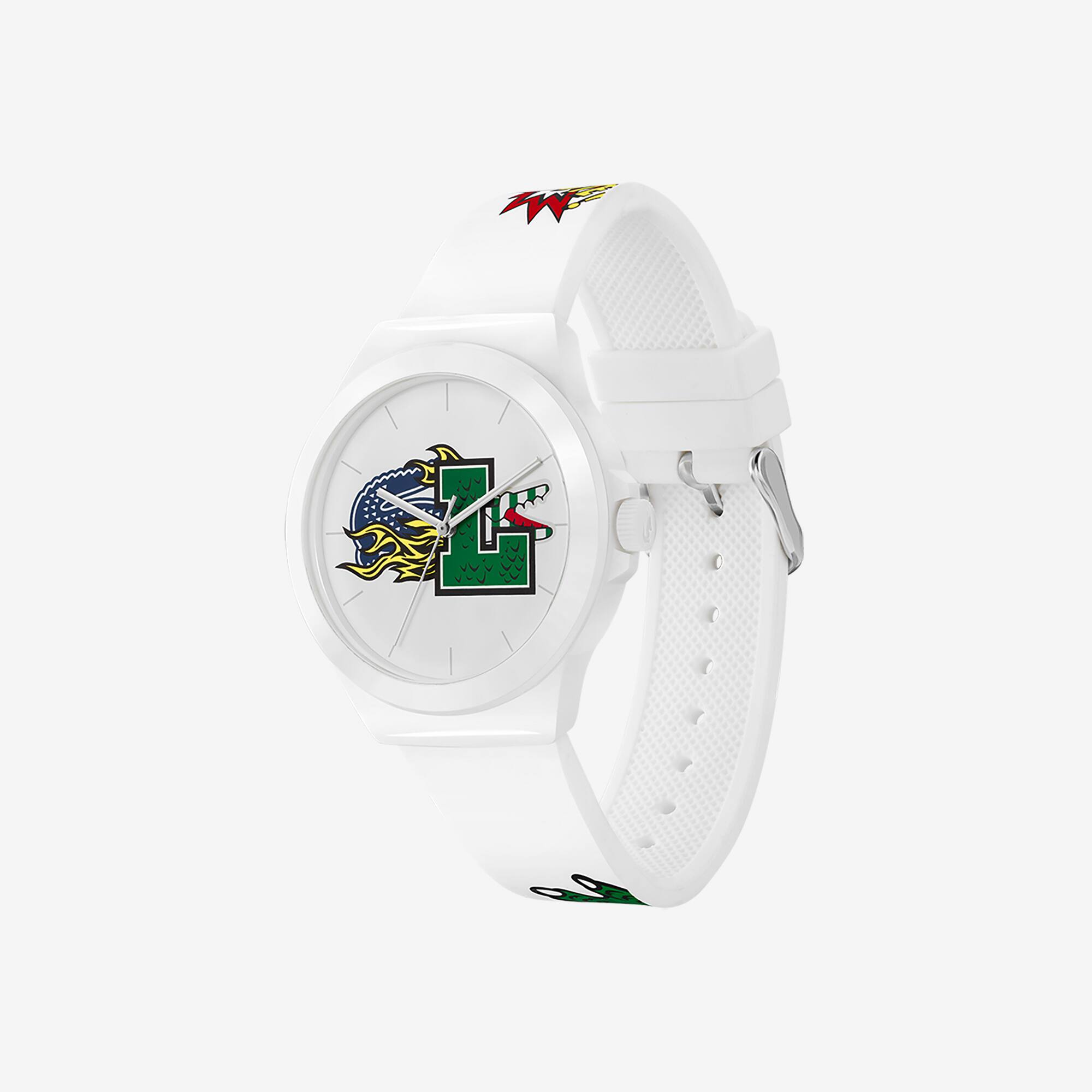 Men's Neocroc White Silicone Strap Watch - Men's Watches
