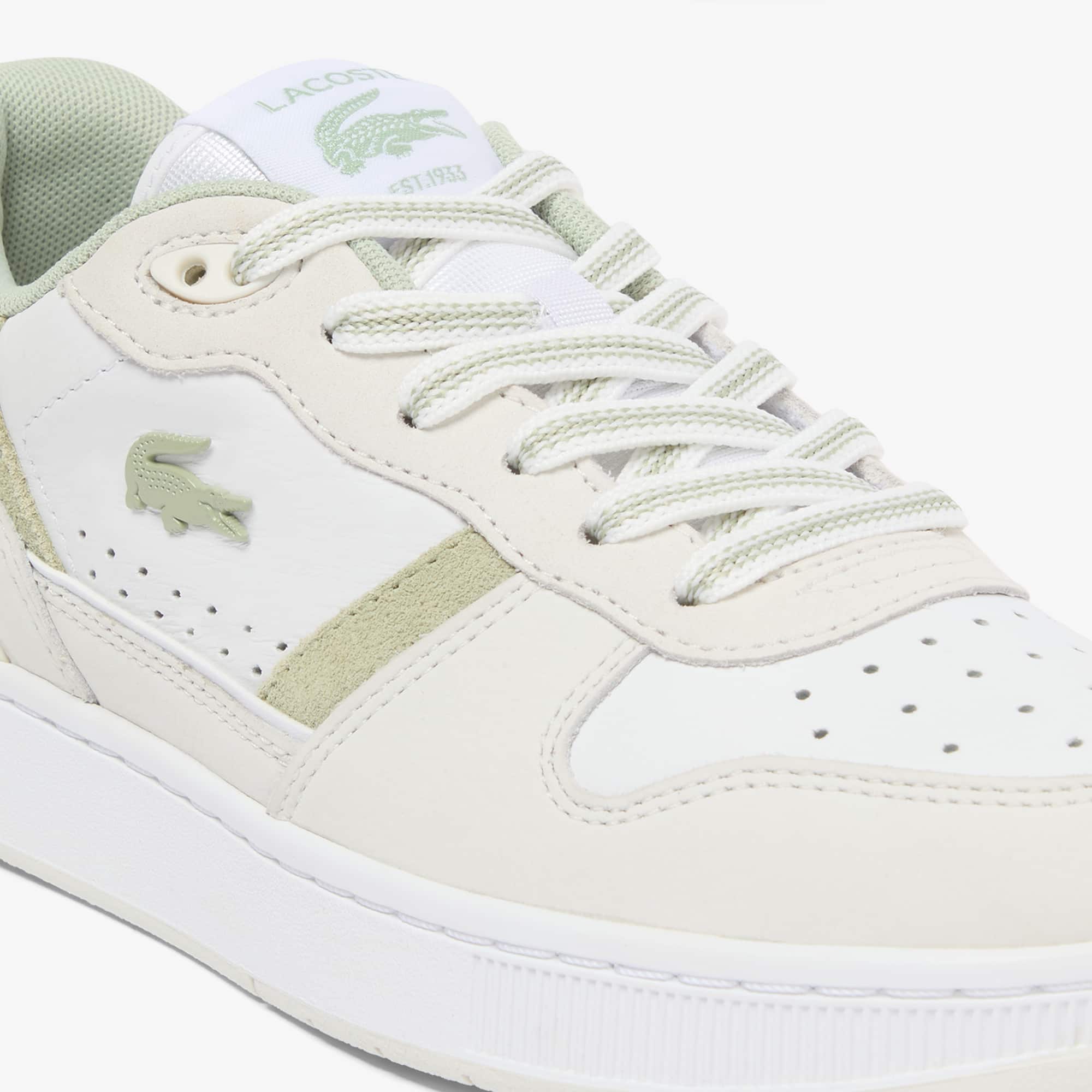 Women's T-Clip Set Leather Sneakers