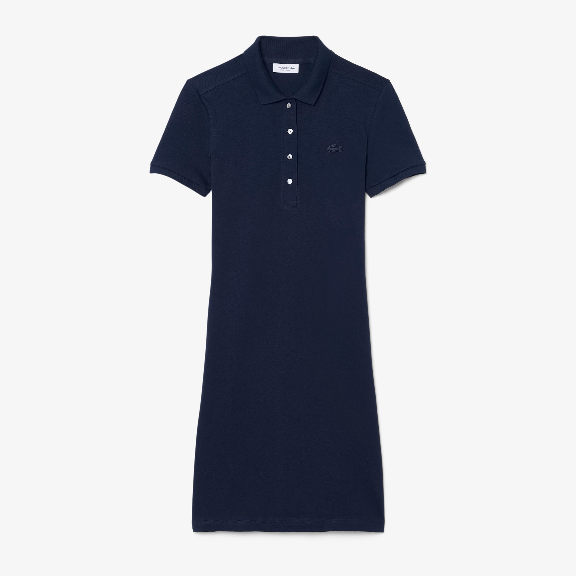 chinese dress ladies LACOSTE WOMENS SPORT DRESS WITH REMOVABLE PIQU SHORTS  SWISS SPORT HAUS