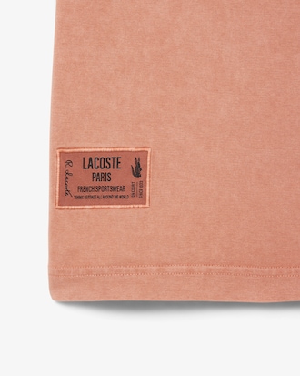 Playera para hombre de punto grueso con efecto lavado