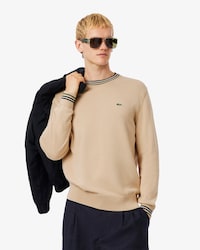 Men's Striped Cotton Jersey Sweater