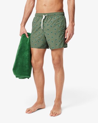 Traje de ba&ntilde;o con estampado de cocodrilo para hombre