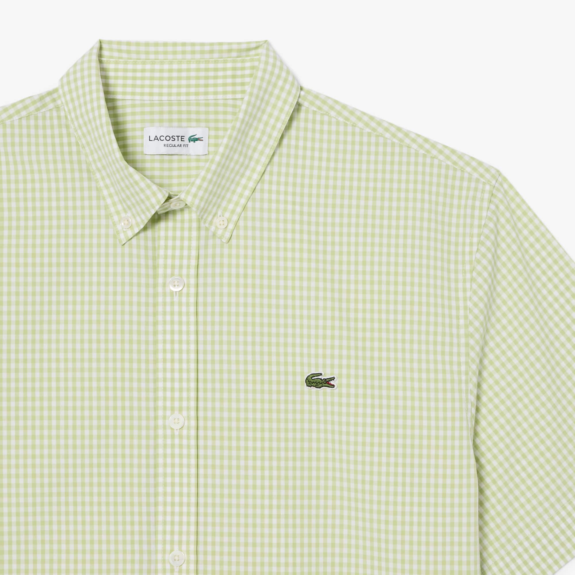 Regular Fit Short Sleeved Plaid Shirt