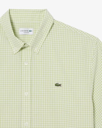 Regular Fit Short Sleeved Plaid Shirt