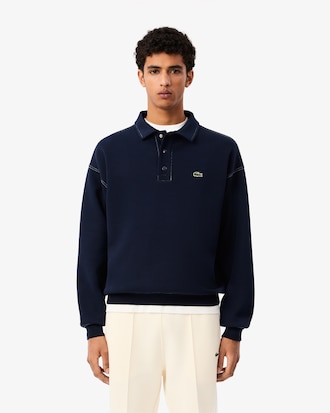 Men's Loose Fit Piqué Sweatshirt