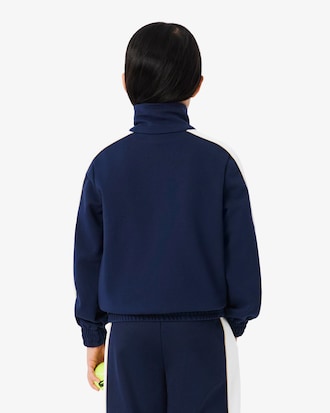 Sport Zip-Up Interlock Piqu&eacute; Sweatshirt