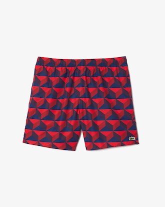 Men's Graphic Print Swim Trunks