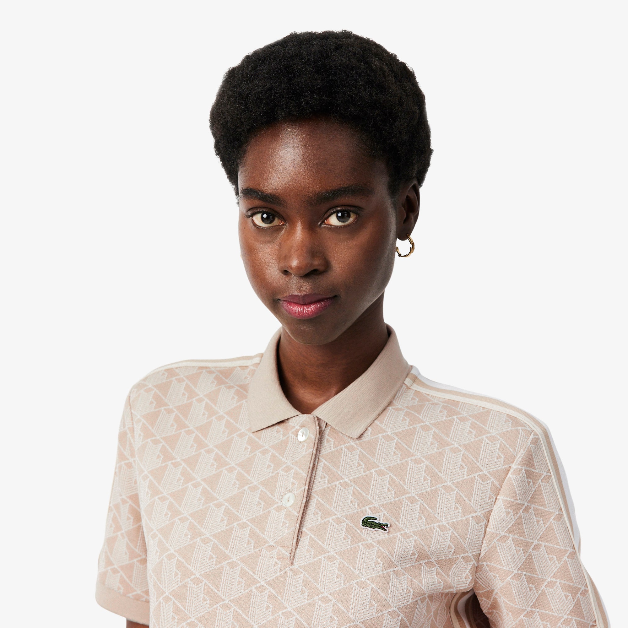 Women's Slim Fit Monogram Polo