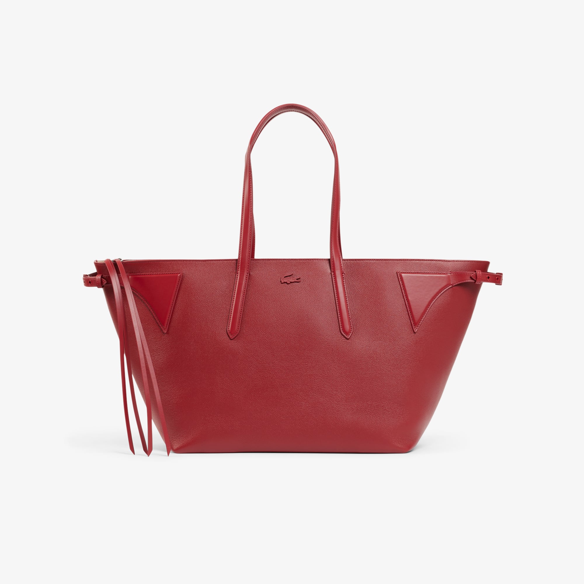 Lacoste Runway Grain Leather Tote Bag - One Size