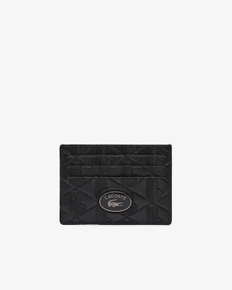 Men's Monogram Leather Card Holder