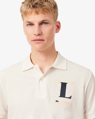 Classic Fit Printed Petit Piqu&eacute; Polo Shirt