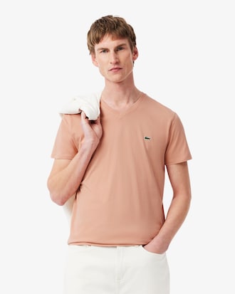 Men's Lightweight Pima Cotton V-Neck T-Shirt