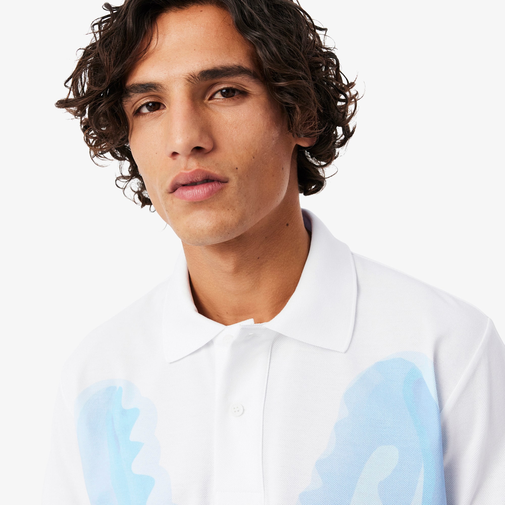 Classic Fit Printed Piqué Polo - Polo Shirts - New In 2026 | Lacoste