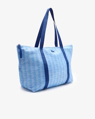 Izzie Large Monogram Print Lightweight Tote