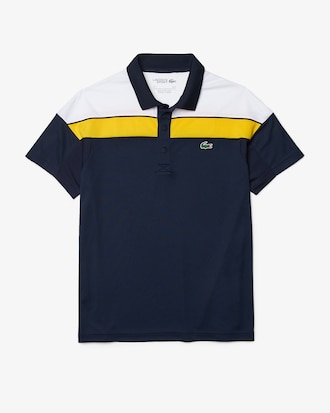 Polo Lacoste SPORT regular fit en piqu&eacute; thermor&eacute;gulateur