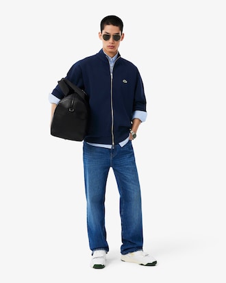 Double Face Piqu&eacute; Zipped Sweatshirt