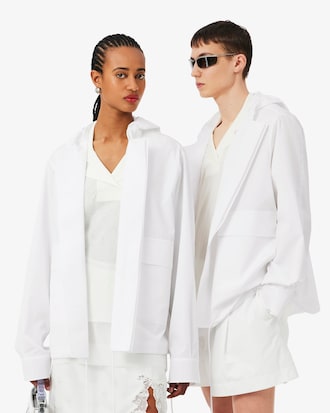 Runway Hooded Poplin Jacket