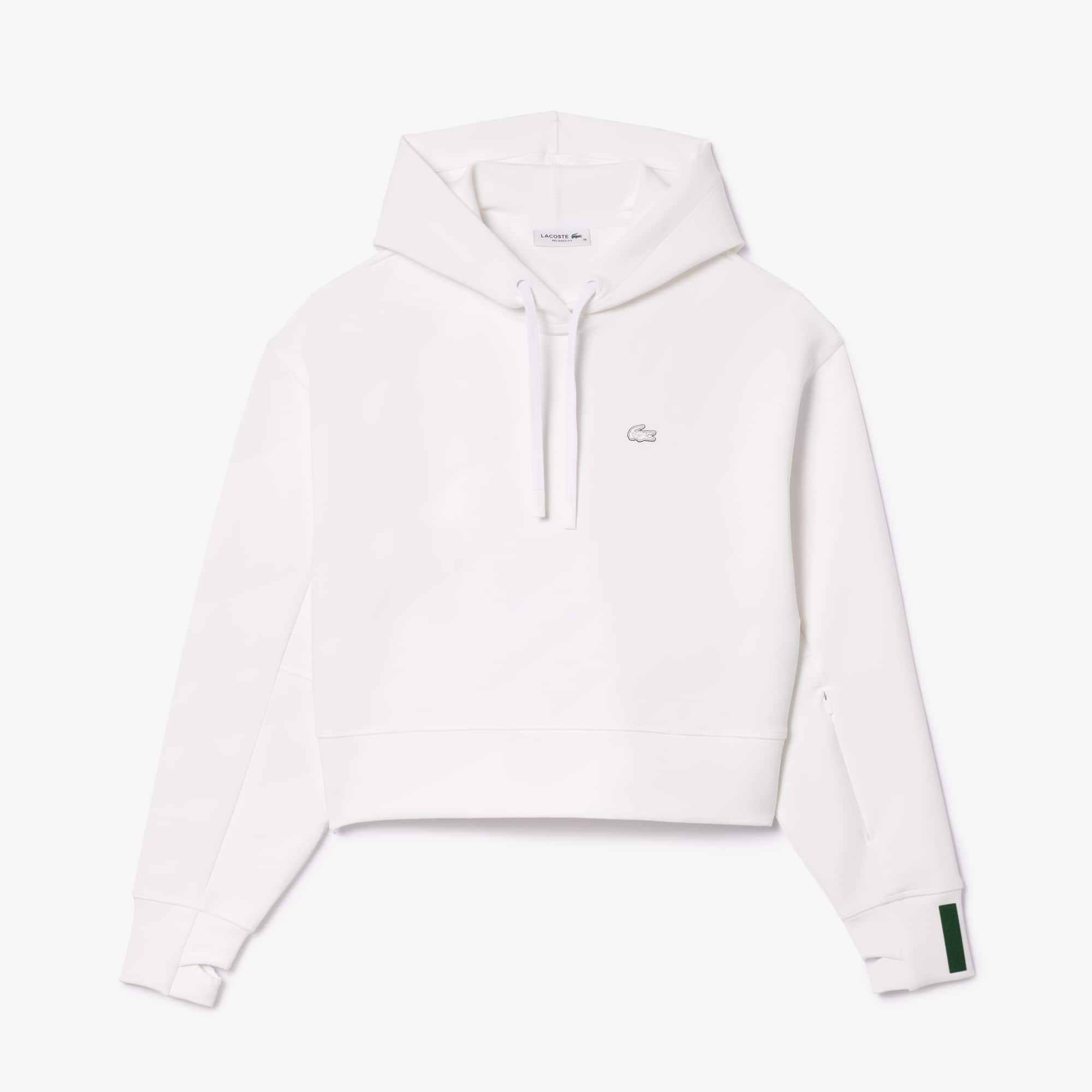 Tシャツ・カットソー LACOSTE Women Hoodies SH2741 70V White Women's Cotton Hoodie - Sweaters & Sweatshirts - New In 2025