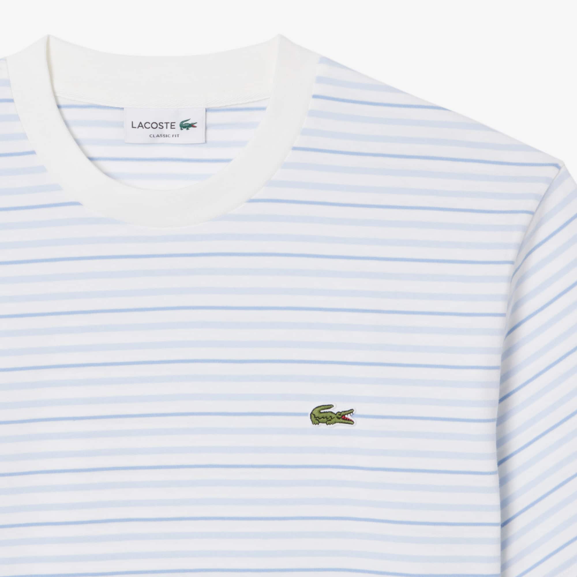 Striped Cotton T-shirt - Men's Collection - New In 2026 | Lacoste