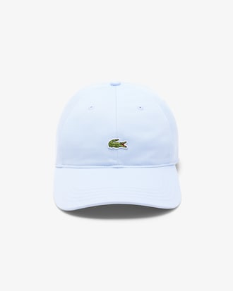 Casquette unisexe unie Lacoste en twill de coton biologique