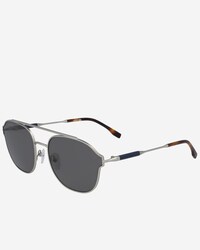 Navigator Metal Leather Punch Sunglasses