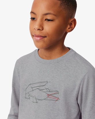 Kids' Heavy Cotton Crocodile Graphic T-Shirt