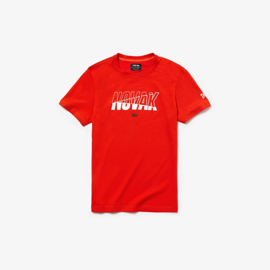 Men's SPORT Novak Djokovic Crew Neck Print Tech Jersey T ...