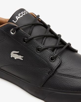 Men's Bayliss Leather Perforated Collar Sneakers