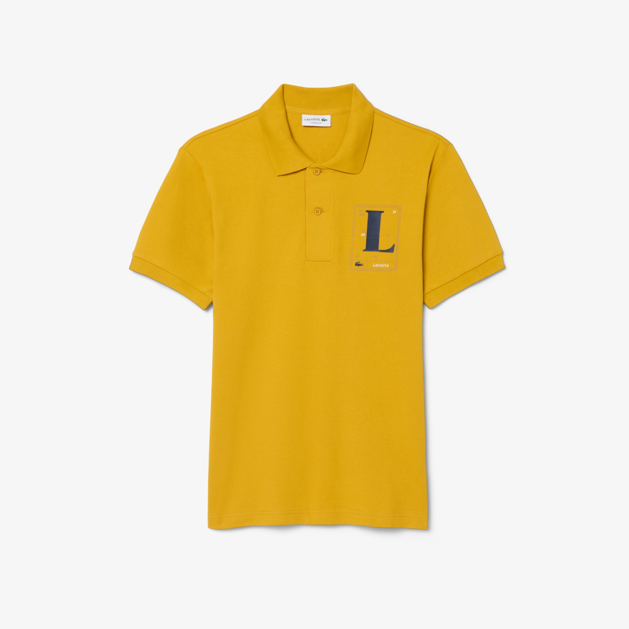 Classic Fit Printed Petit Piqué Polo Shirt