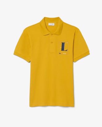 Classic Fit Printed Petit Piqu&eacute; Polo Shirt