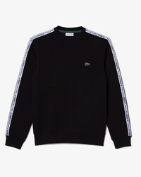 Men&rsquo;s Classic Fit Logo Stripe Flannel Sweatshirt