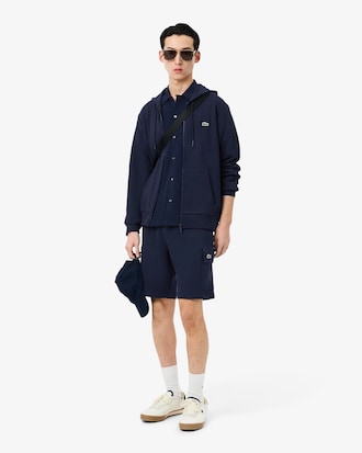 Men's Cotton Fleece Cargo Shorts