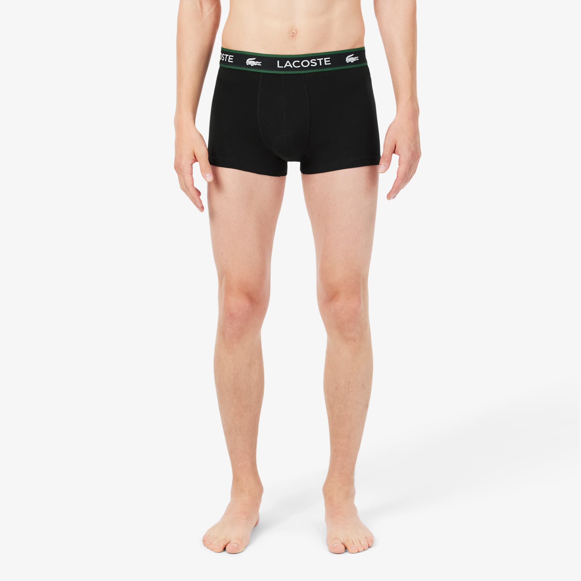 3-Pack Stretch Jersey Branded Trunks